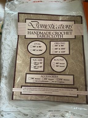 Vintage White Table Linen Collection + Bonus Placemats (16 Pieces Total)